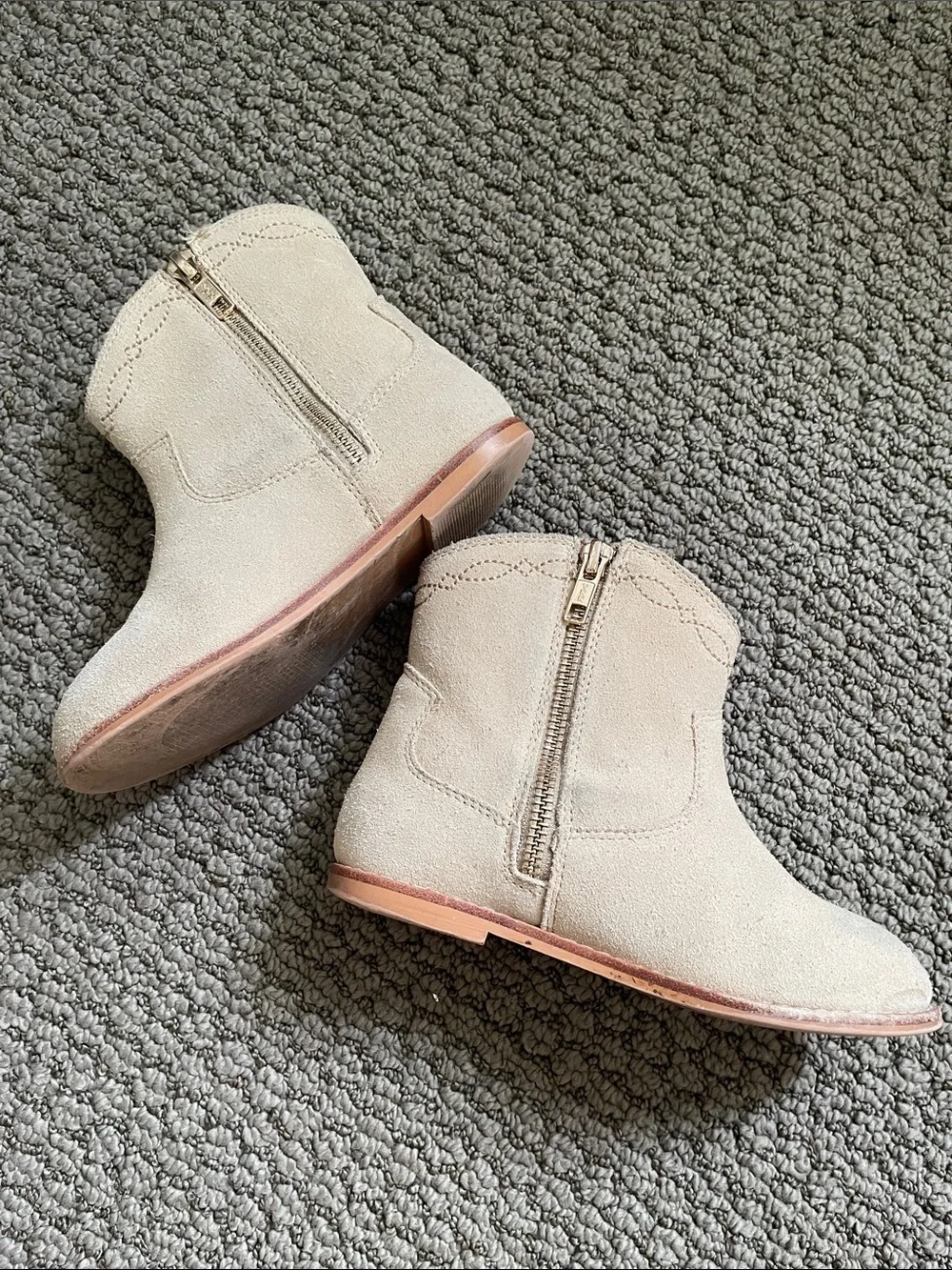 Janie&Jack Leather Western Bootie